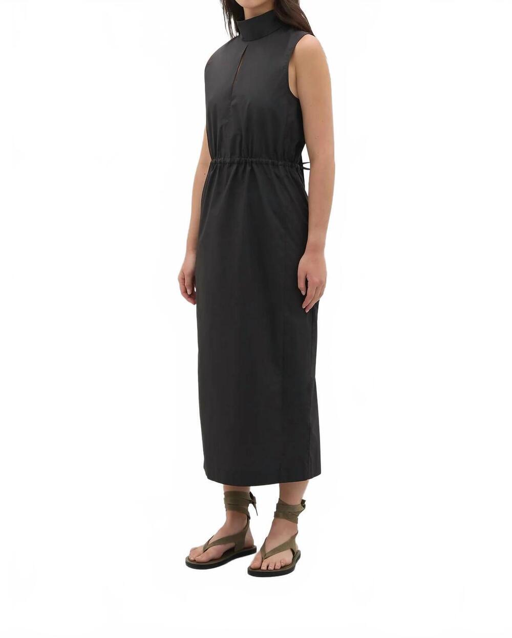 NEW A.EMERY ezra high neck dress in black